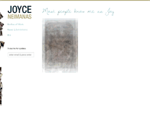 Tablet Screenshot of joyceneimanas.com